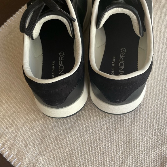 Cole Haan Women's GrandPro Tennis Leather Lace Sneaker - Picture 7 of 12